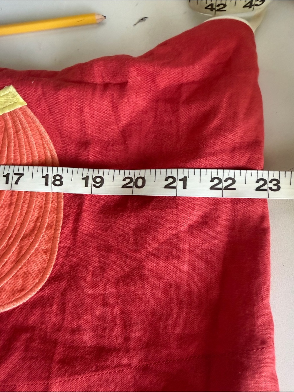 Farm Rio by Anthropologie Pink Coral Crop Top with Tropical Tag - Picture 11 of 12